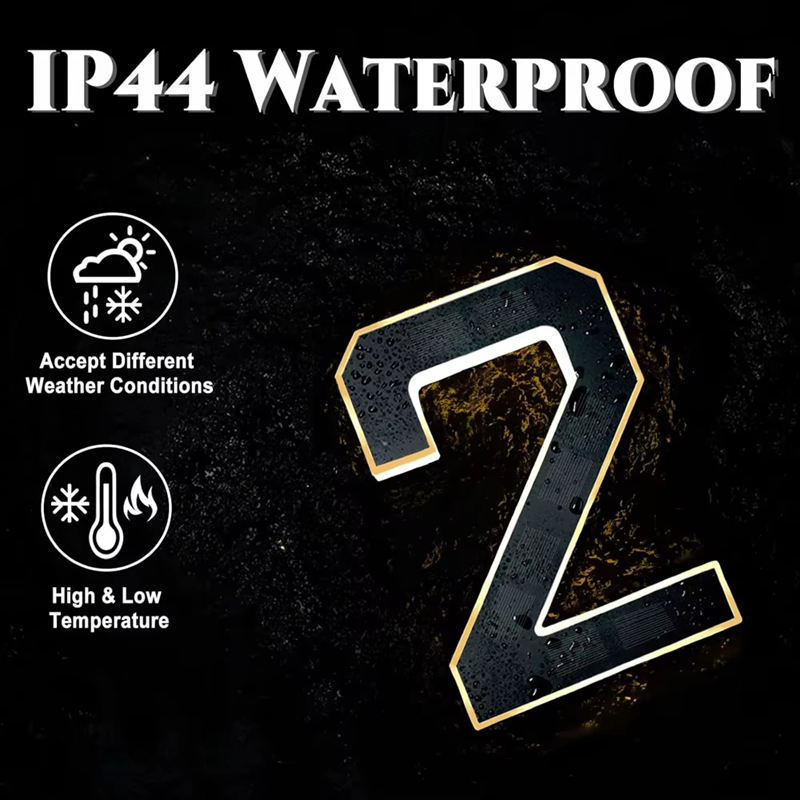 Outdoor Power Number - Солнечный светильник для номера дома на