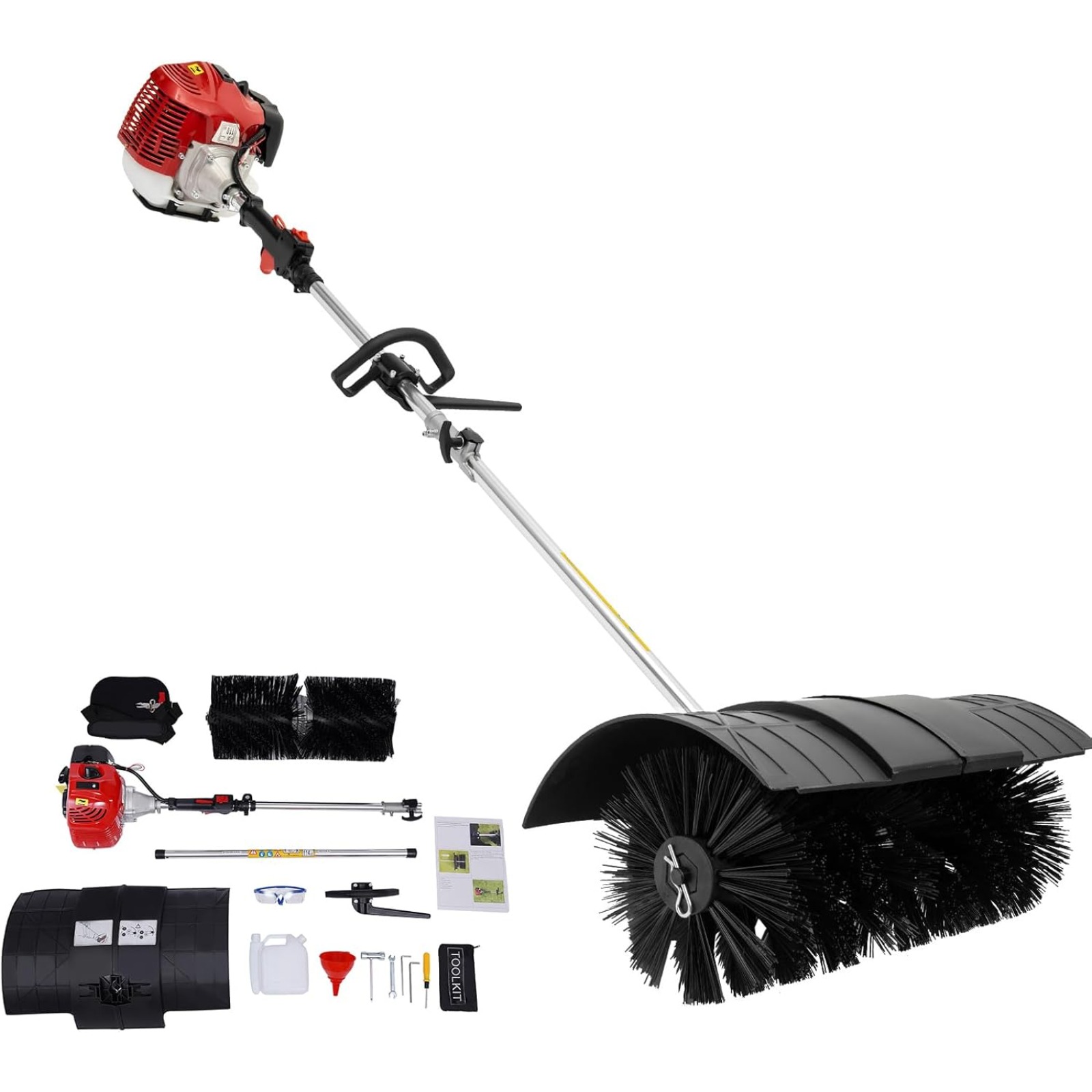 Outdoor Power Broom - 52CC 2-тактная газовая ручная подметальная машина,