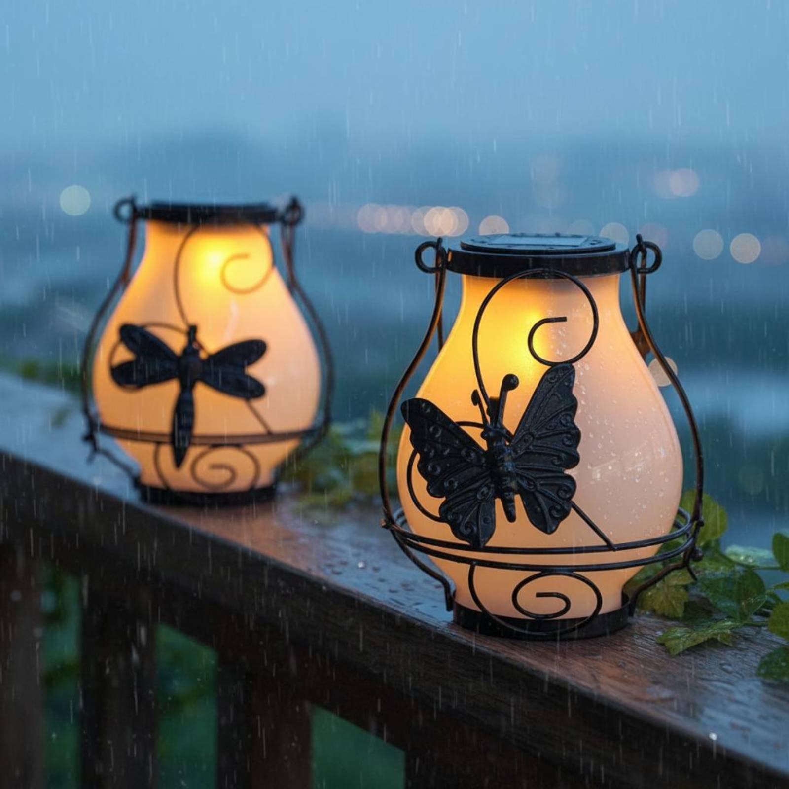 Outdoor Power Lights - Солнечный фонарь-бабочка, водонепроницаемый, декоративный светильник для