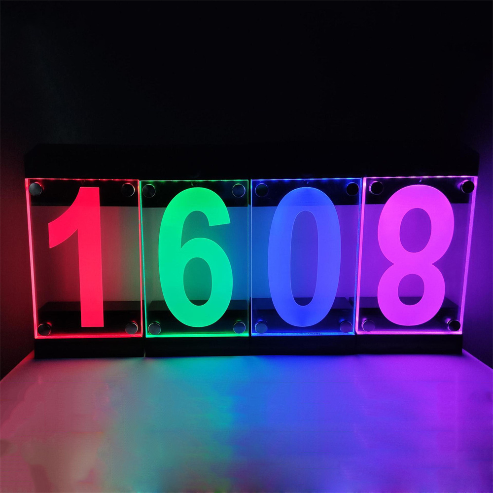 Outdoor Power Number - RGB на солнечной энергии, цветной номер