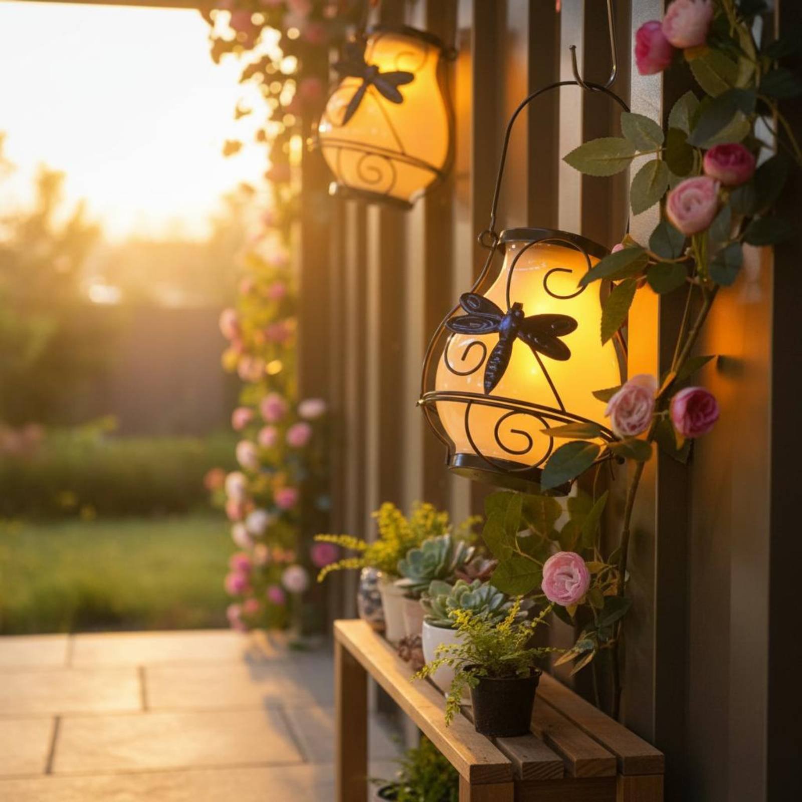 Солнечный фонарь-бабочка, водо – обзор и цена Outdoor Power Lights