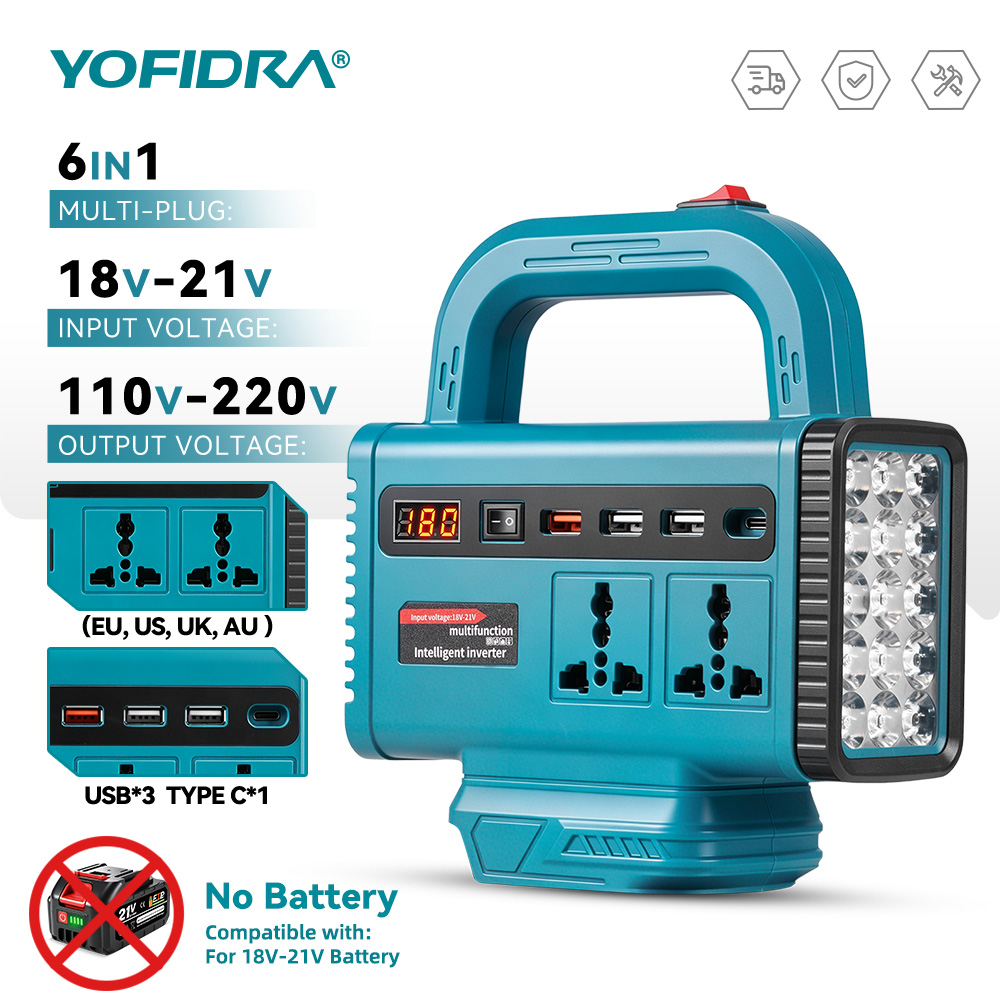 Портативный инвертор YOFIDRA 2 – обзор и цена Outdoor Usb Power Supply