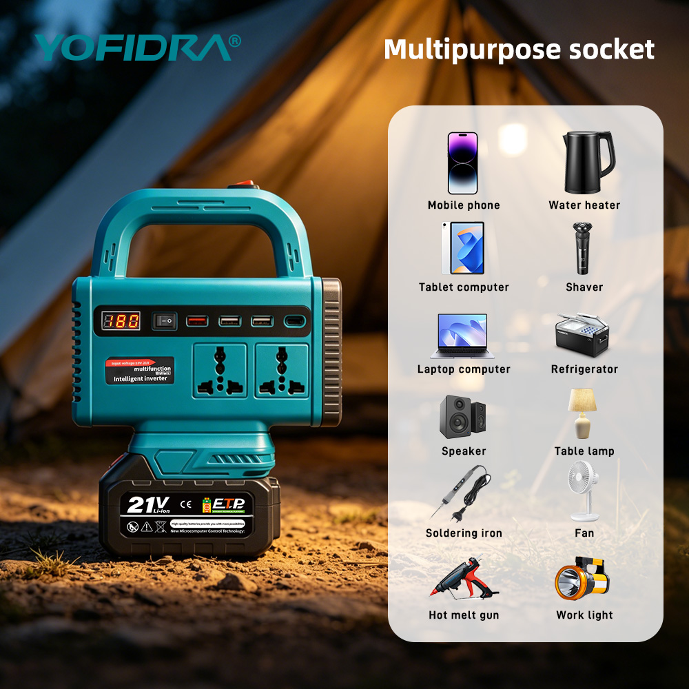 Портативный инвертор YOFIDRA 2 – обзор и цена Outdoor Usb Power Supply