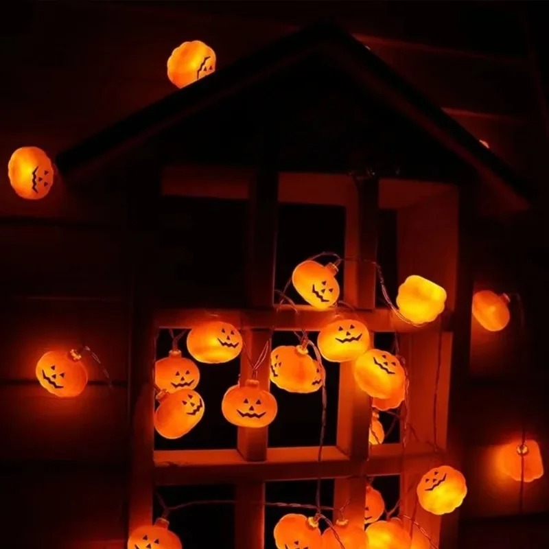Гирлянда из тыквенных фонарико – обзор и цена Outdoor Power Lights